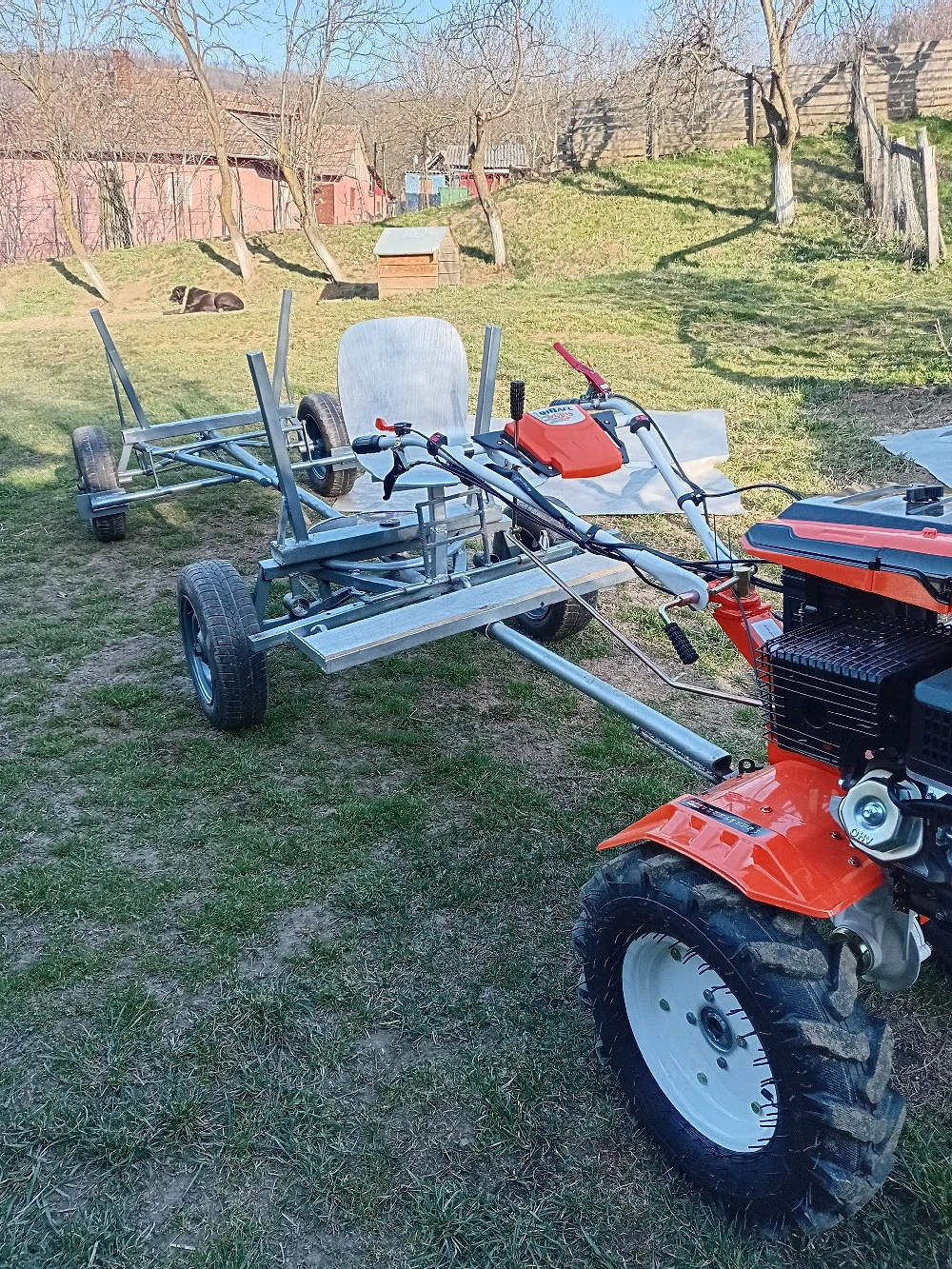 vand caruta pentru motocultor