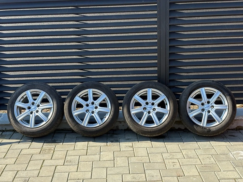 Jante aliaj R16 Rial+ cauciucuri de vară