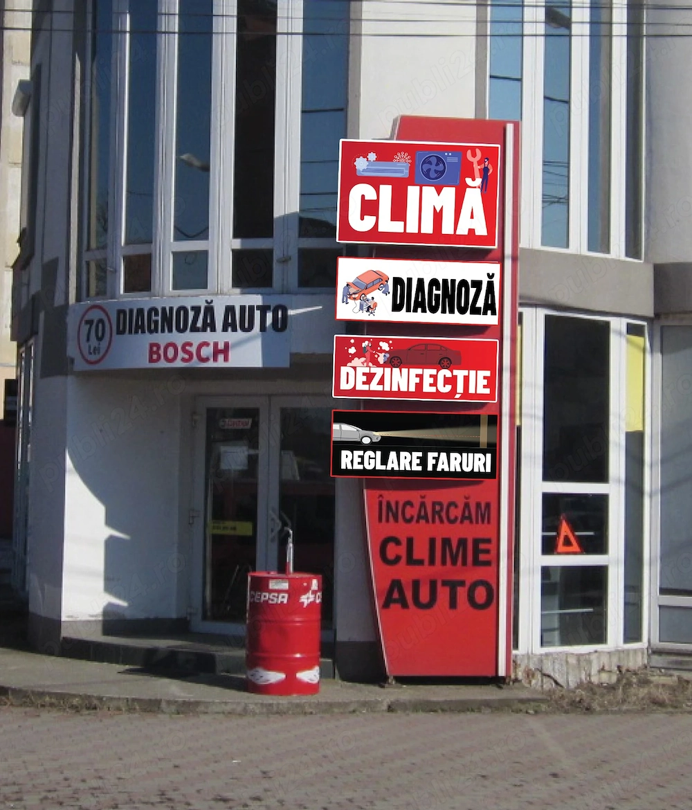 Reclama luminoasa Totem 4,5 m 