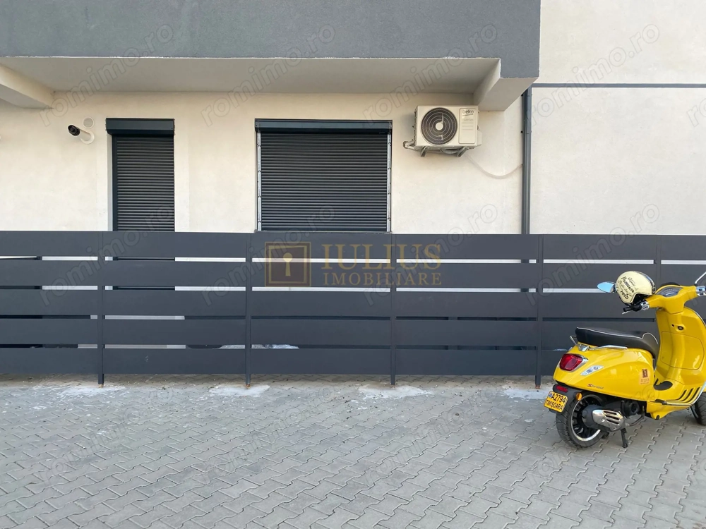 Exterior sud-Braytim. Parter cu terasa; la prima inchiriere.