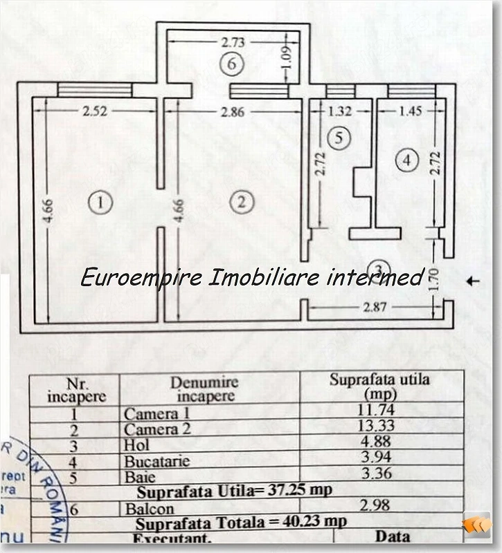 Apartament 2 camere de vanzare zona KM 4-5