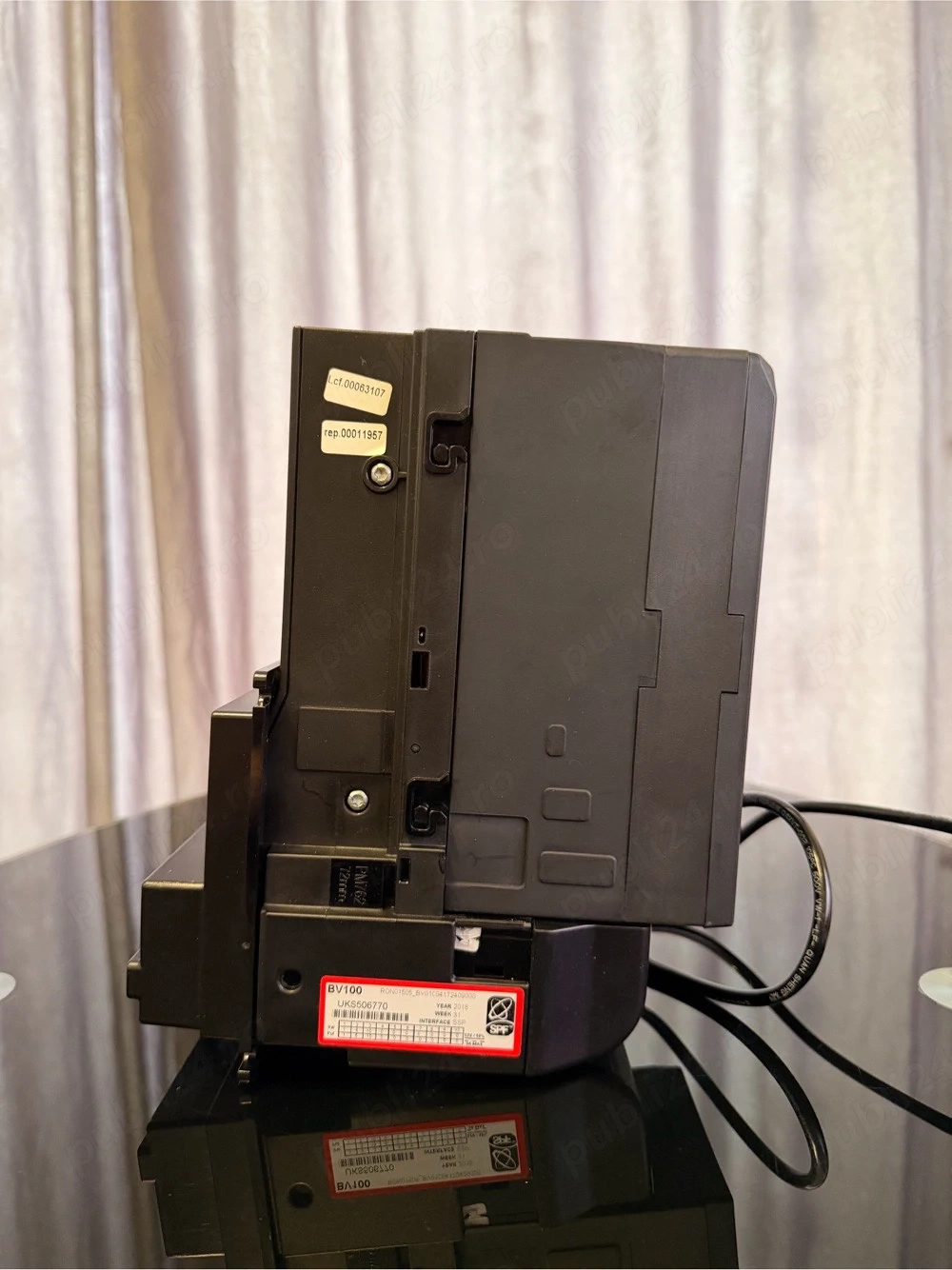 Vand validator  citiror de bancnote  bancnotiera BV100 cu împachetator