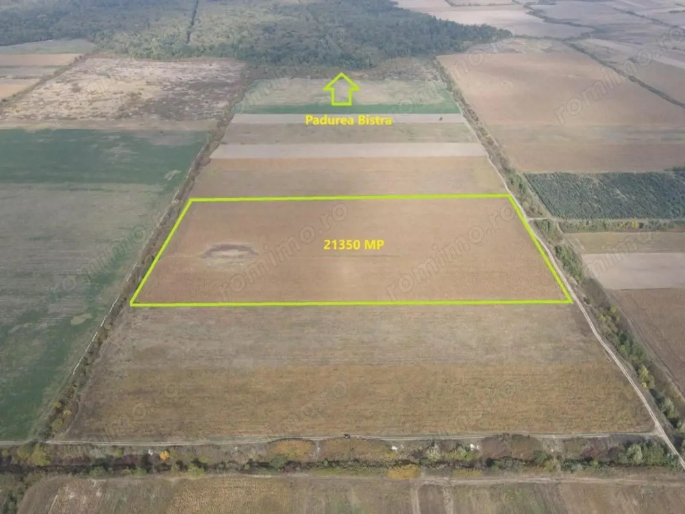 TEREN DE VÂNZARE 2,1 HECTARE în apropierea Pădurii Bistra