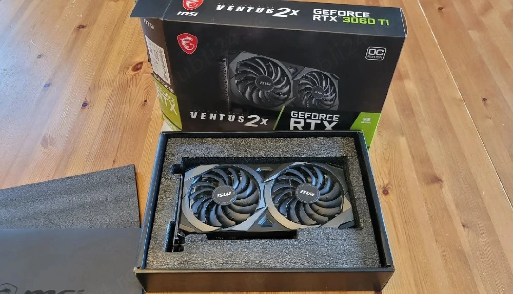 MSI GeForce RTX 3060 Ti Ventus 2X OC 8GB GDDR6 - Testata, Stare Excelenta