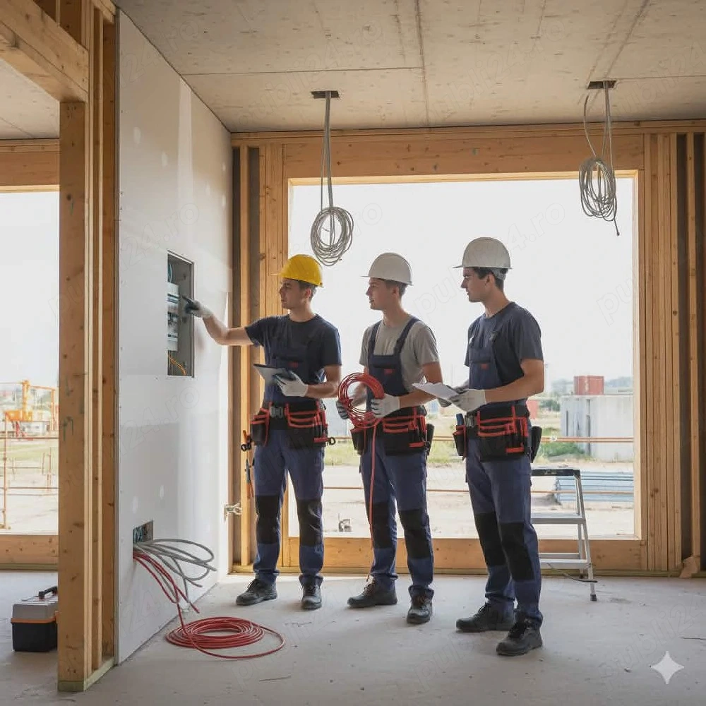 Echipă de electricieni autorizați   Instalații electrice