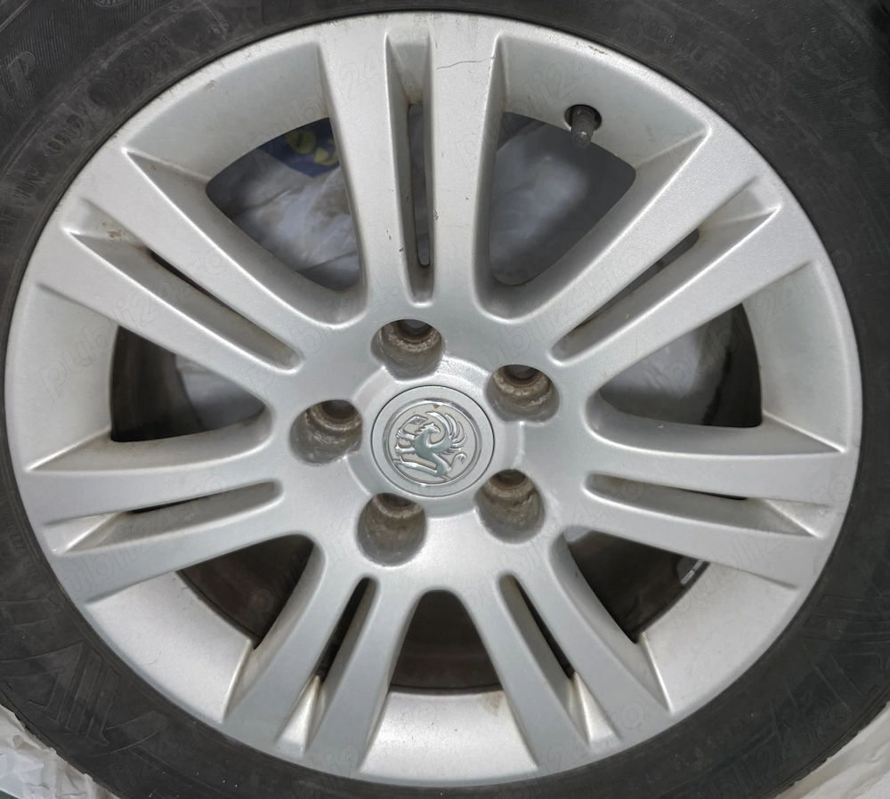 Vând 4 jante aliaj OPEL Astra H 2004-2014 215/55R16 / 5x110, 16x6.5J,
