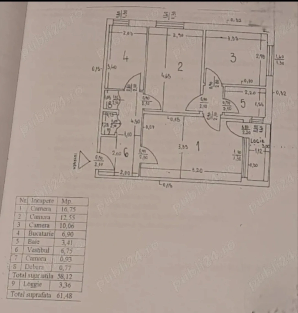 Ocazie! Ap.3 camere, mobilat și utilat, 89900