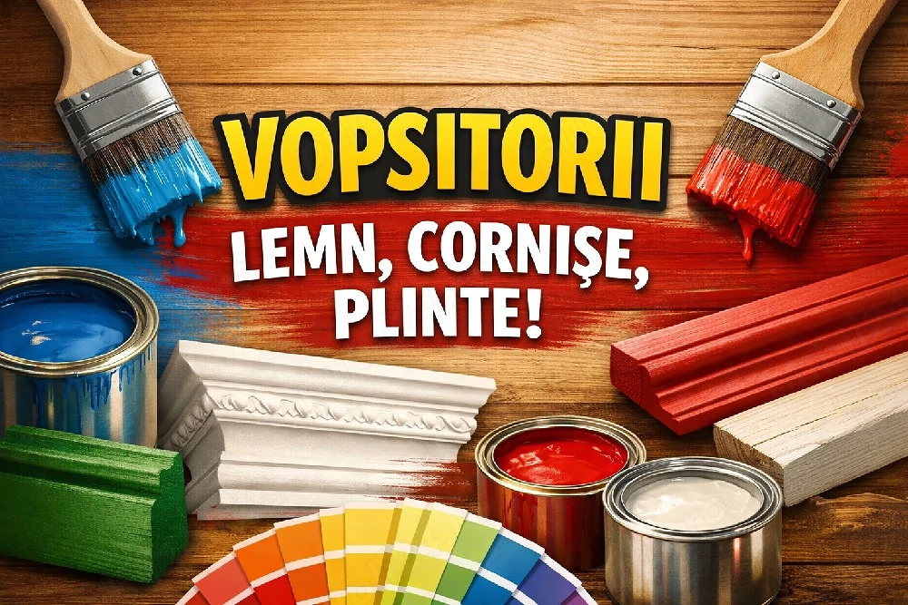 Vopsitorii profesionale pentru lemn și finisaje interioare   Brașov și împrejurimi