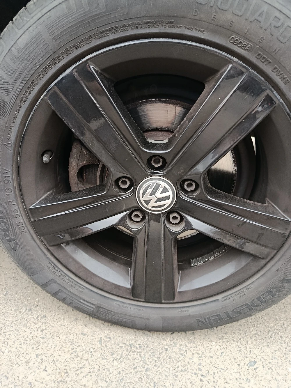 Jante vw passat, golf 5,6,7, 8, Jetta 5x112 16, vara 205 55 16, 7mm 