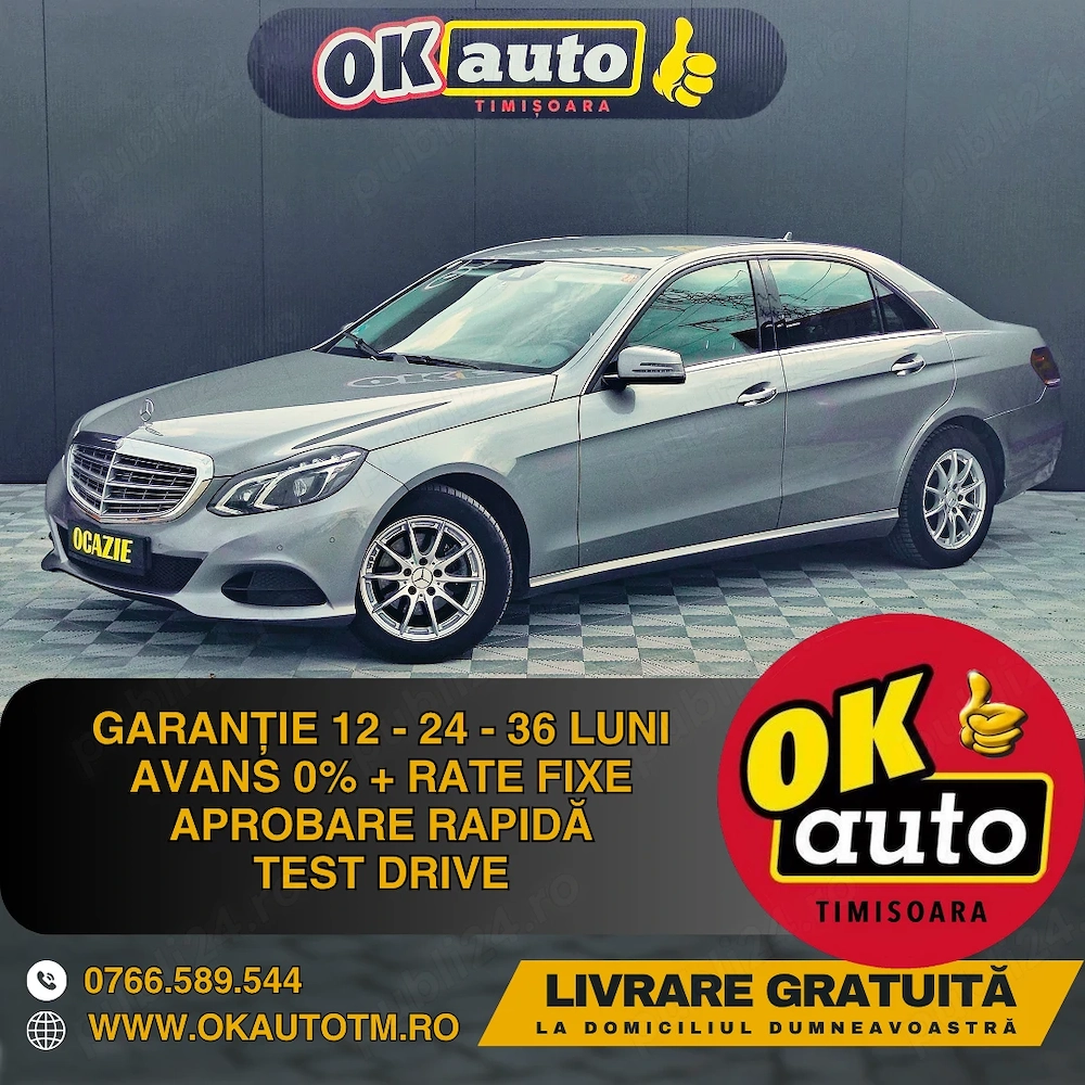 Mercedes Benz Eclass 220 CDI Facelift - 2.2 diesel - 170 c.p. - 2013 2014 - euro 5