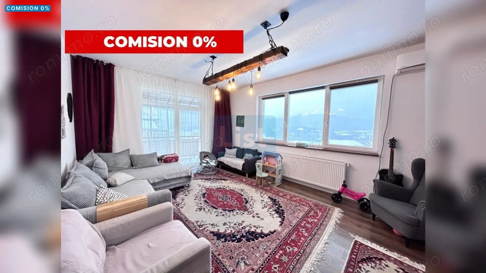 Apartament 3 camere, decomandat, etaj 1 + garaj + curte, zona Campului