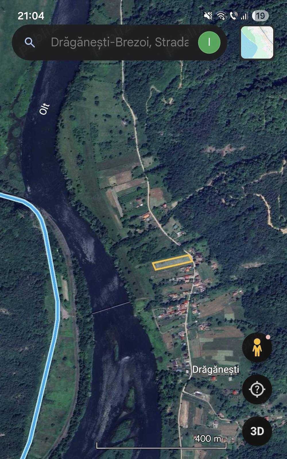 Teren de Vanzare in Drăgănesti (Brezoi) jud.Valcea.Se vinde in mai multe bucati.