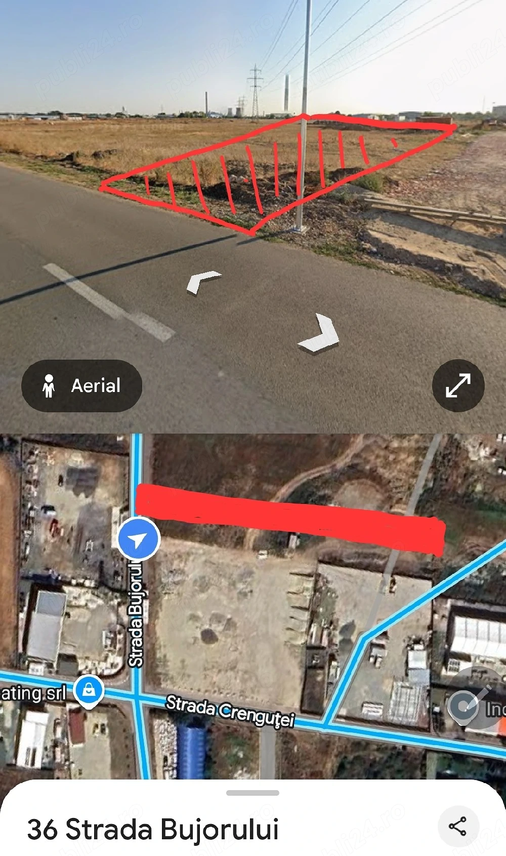 Teren Domnesti Industrial Ilfov str. Bujorului 1250mp