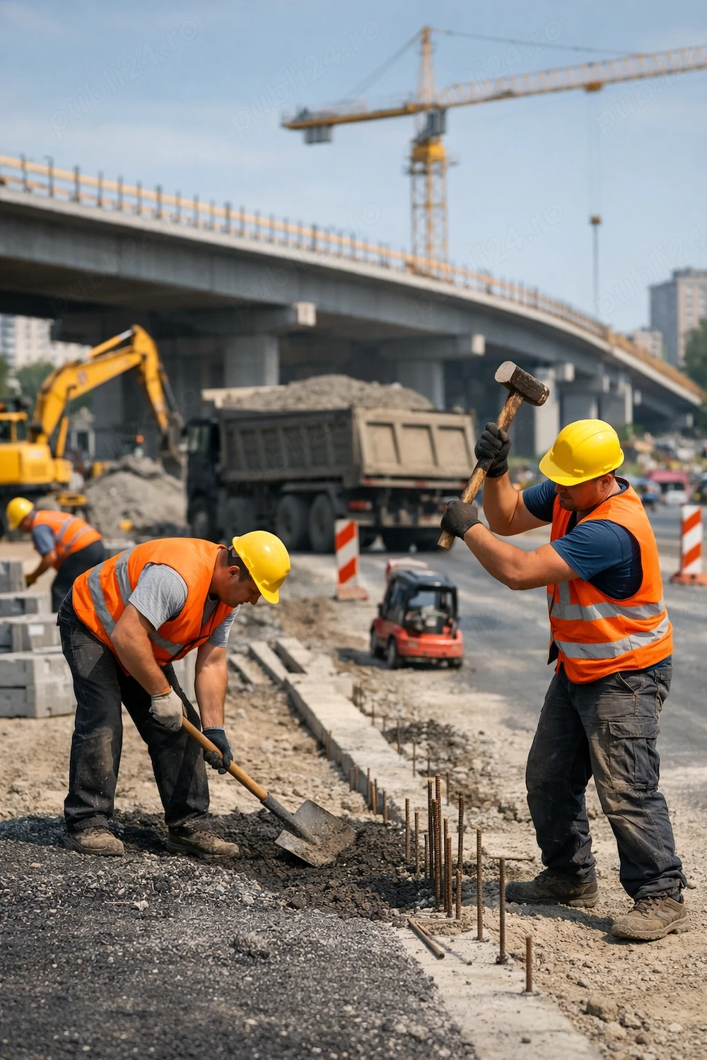 Muncitori necalificati   lucrari drumuri si poduri | Bucuresti