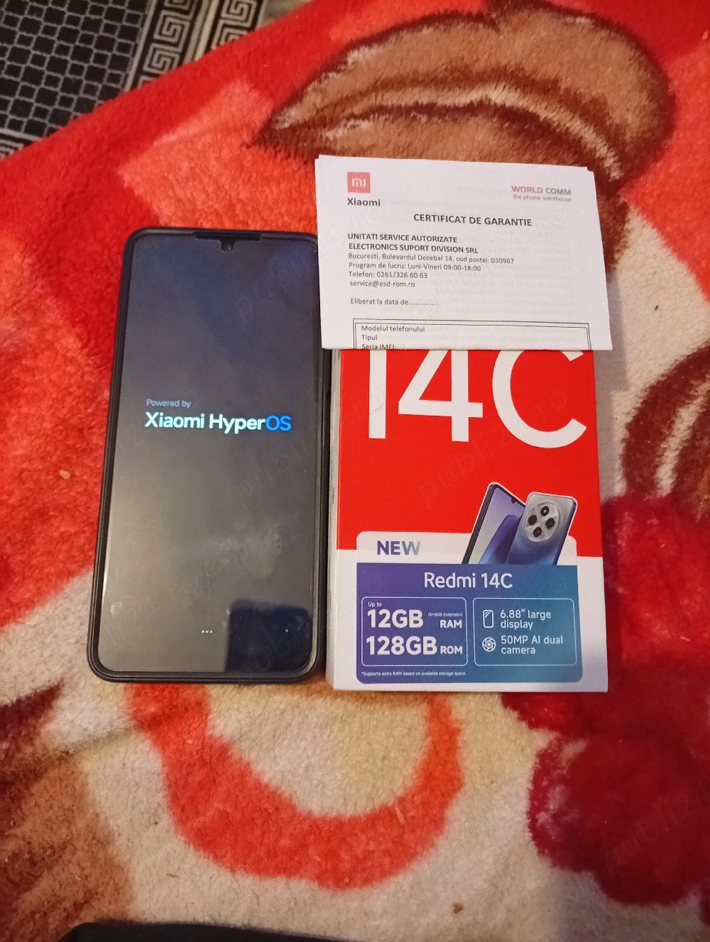 telefon nou in garanție 