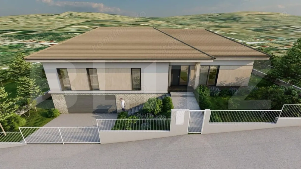 Vila moderna cu 3 dormitoare, terasa eleganta si garaj dublu - Chinteni