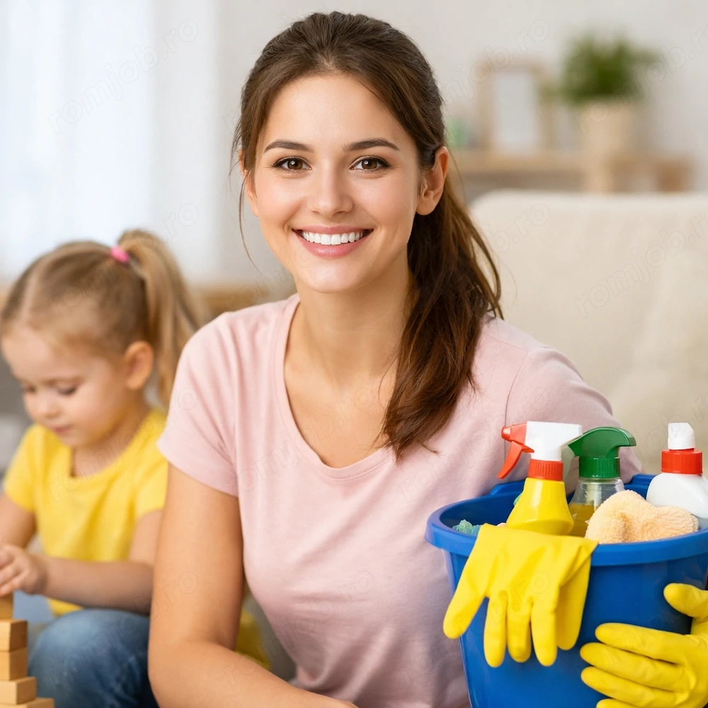 Caut loc de muncă-Menaj - Bonă 