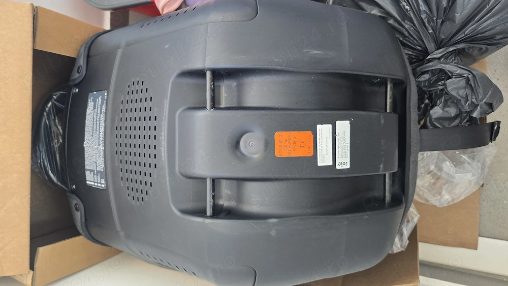 Scaun auto ISOFIX Joie Stages Pavement, 0-25 kg, Gri