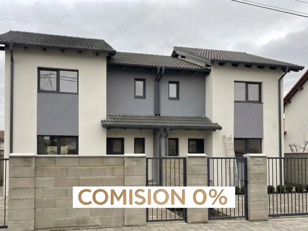 COMISION 0%, Duplex 4 Camere, La Cheie, P+E, 95MP, 335 Teren, SACALAZ
