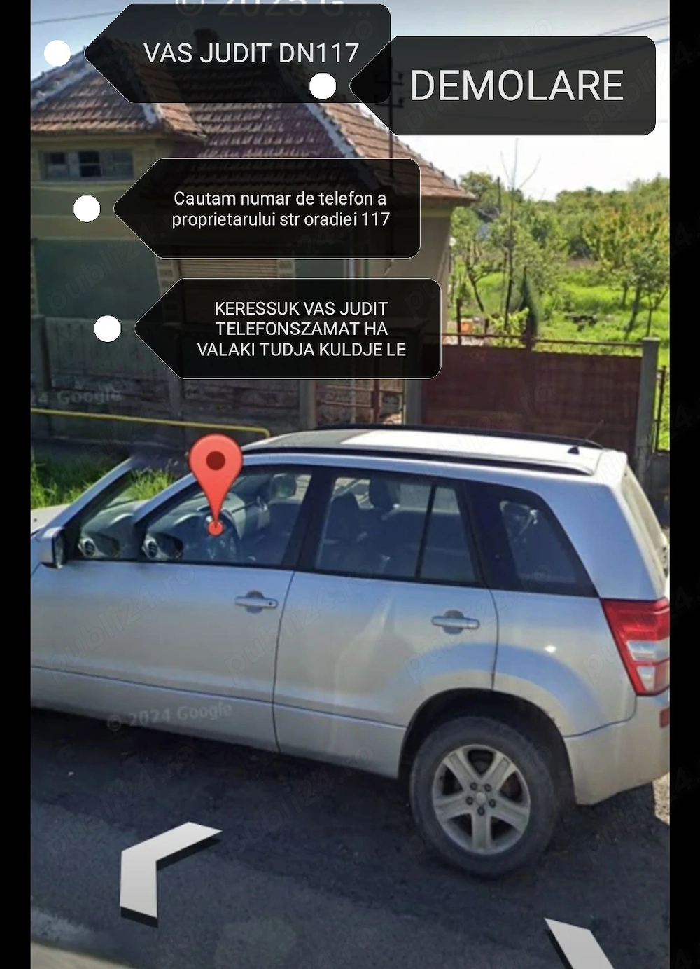 De vanzare casa veche pentru demolare