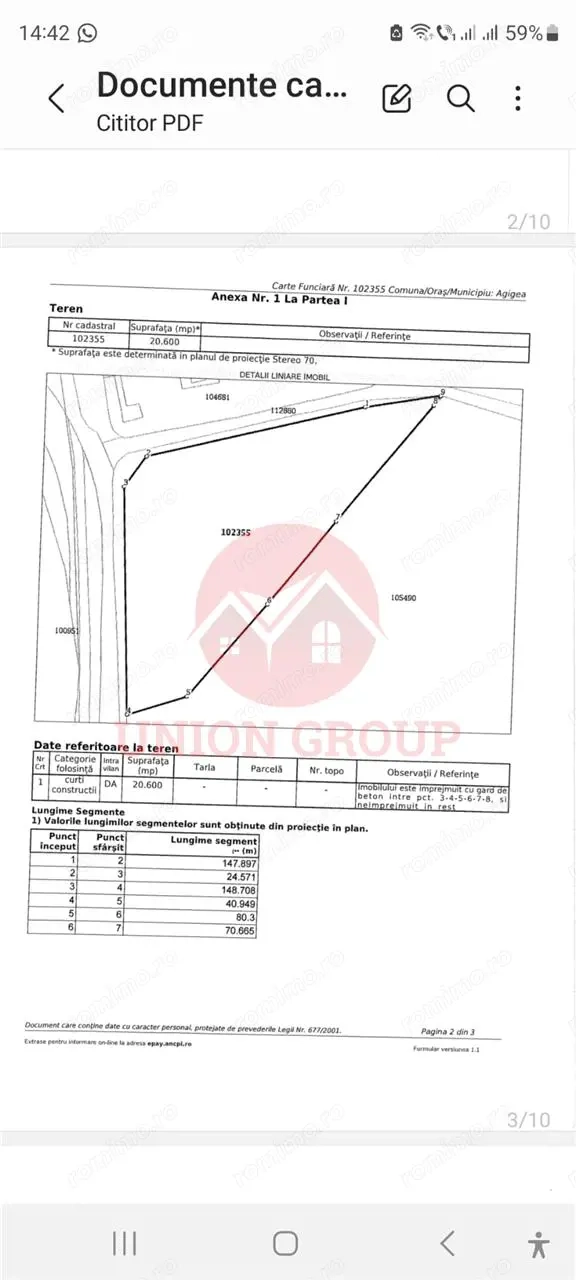 Teren Intravilan Agigea Suprafata Mare, aprox. 20000mp