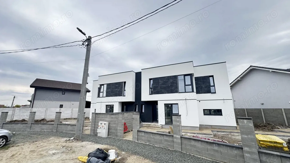 Comision 0% pentru cumparator, Duplex modern cu perete dublu si teren generos