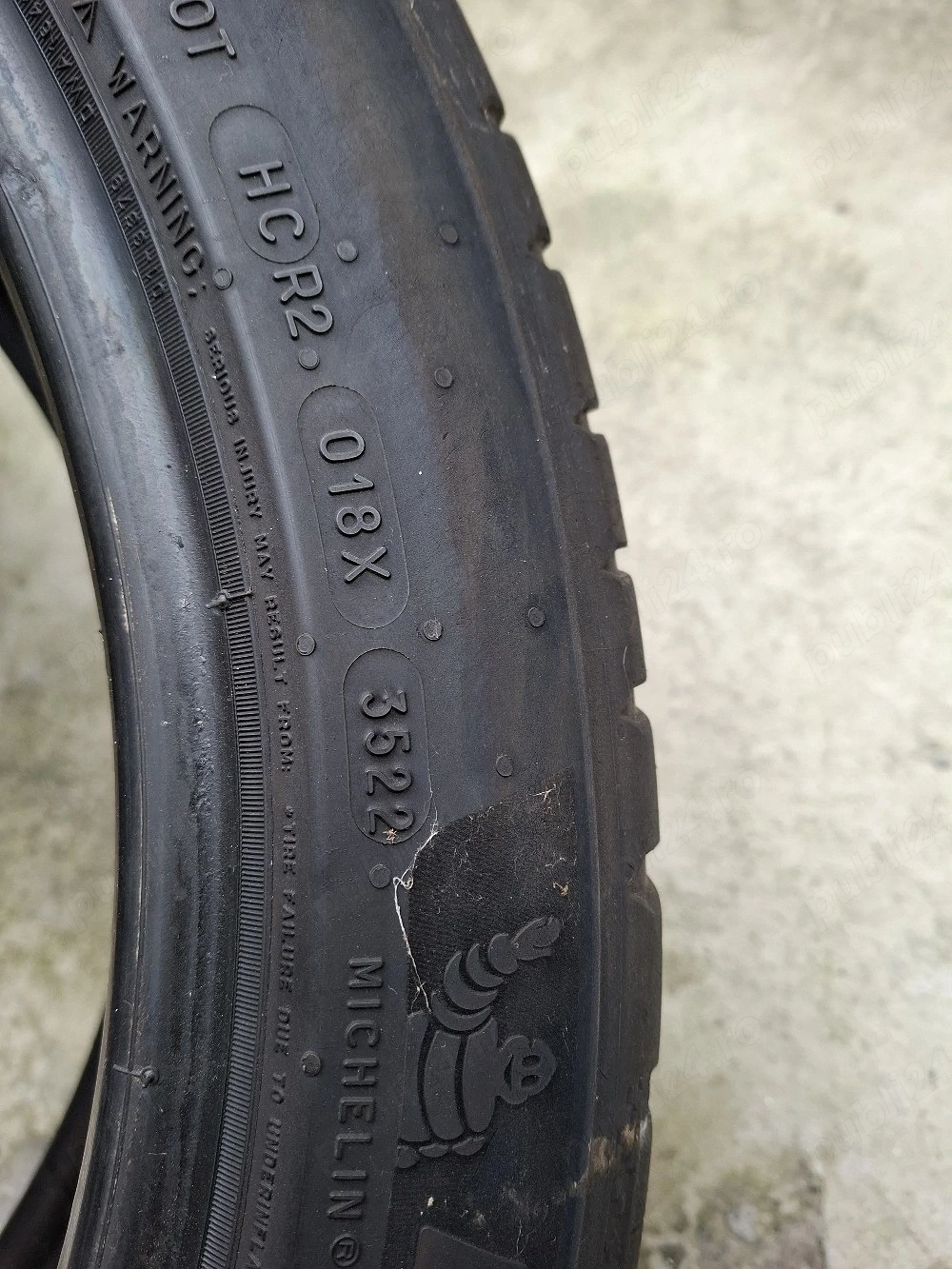 Vând 2buc anvelope vară Michelin 225/45ZR19