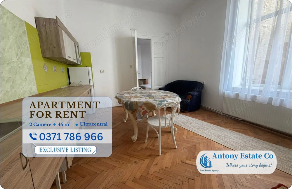 Apartament de inchiriat, 2 camere, Ultracentral Oradea