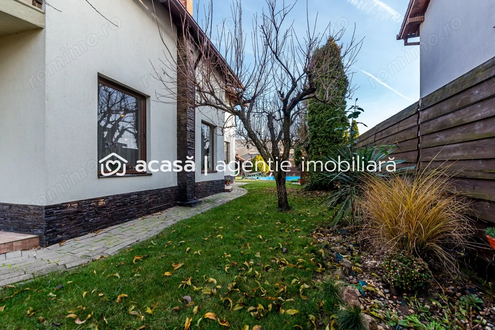 VILĂ MODERNĂ CU PISCINĂ, SAUNĂ- COMISION 0% – ARADUL NOU
