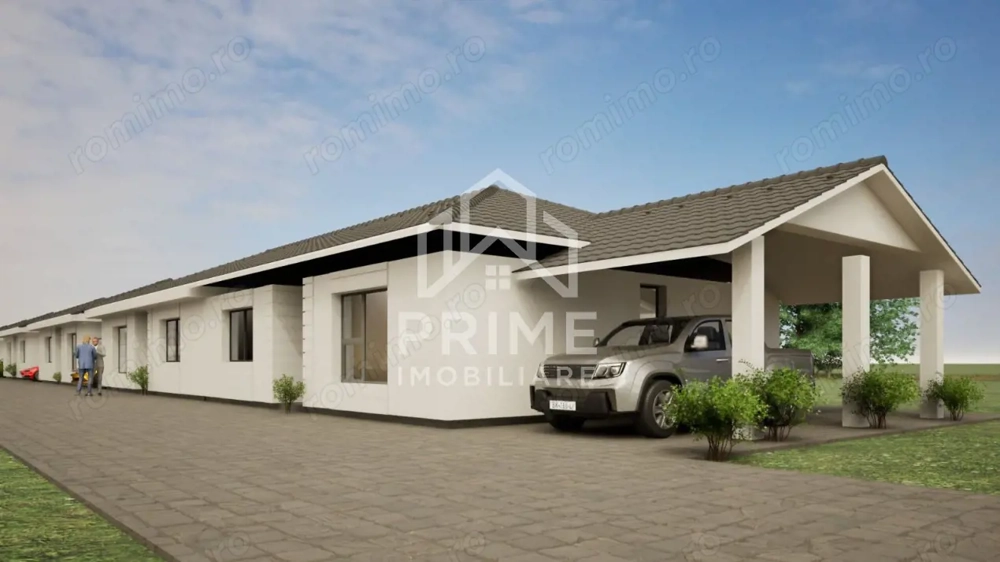 Casă semicolectivă modernă | 100 mp utili | Teren 300 mp | Ampoi 3