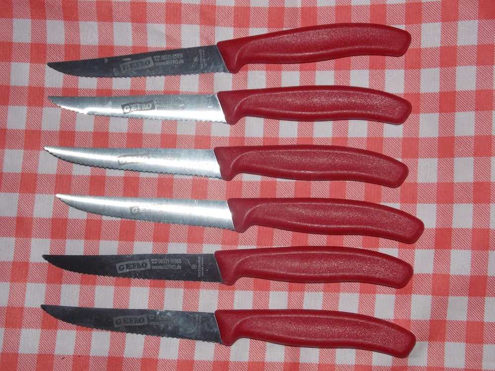 Set 6 cutite elvetiene friptura steak pizza Victorinox Swiss Classic