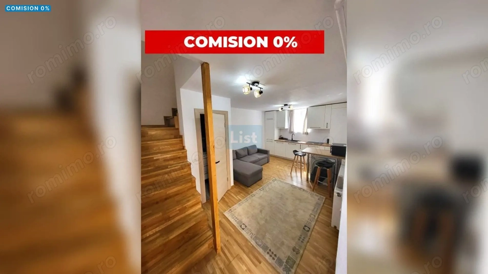 0% Comision | Apartament semidecomandat cu 3 camere, 55 mp | Centru |