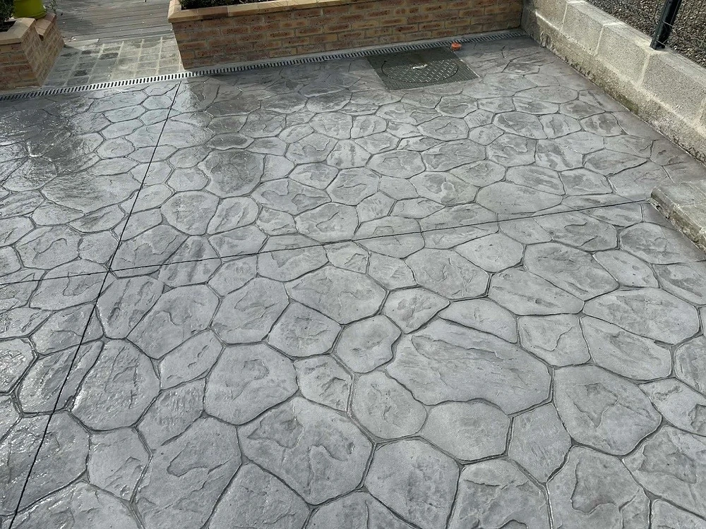 beton amprentat durabil si elegant