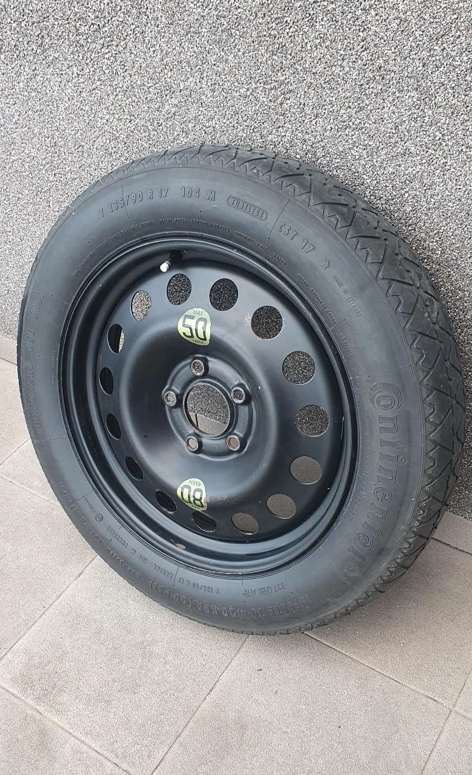 Roata de rezerva originala Bmw model slim pentru Bmw X3 model F25