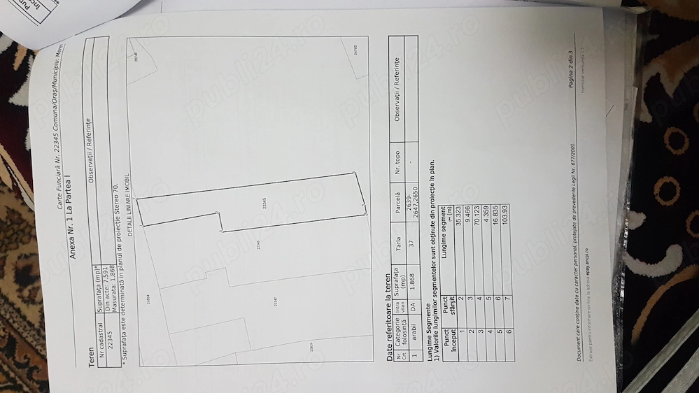 Teren intravilan în Lipia 