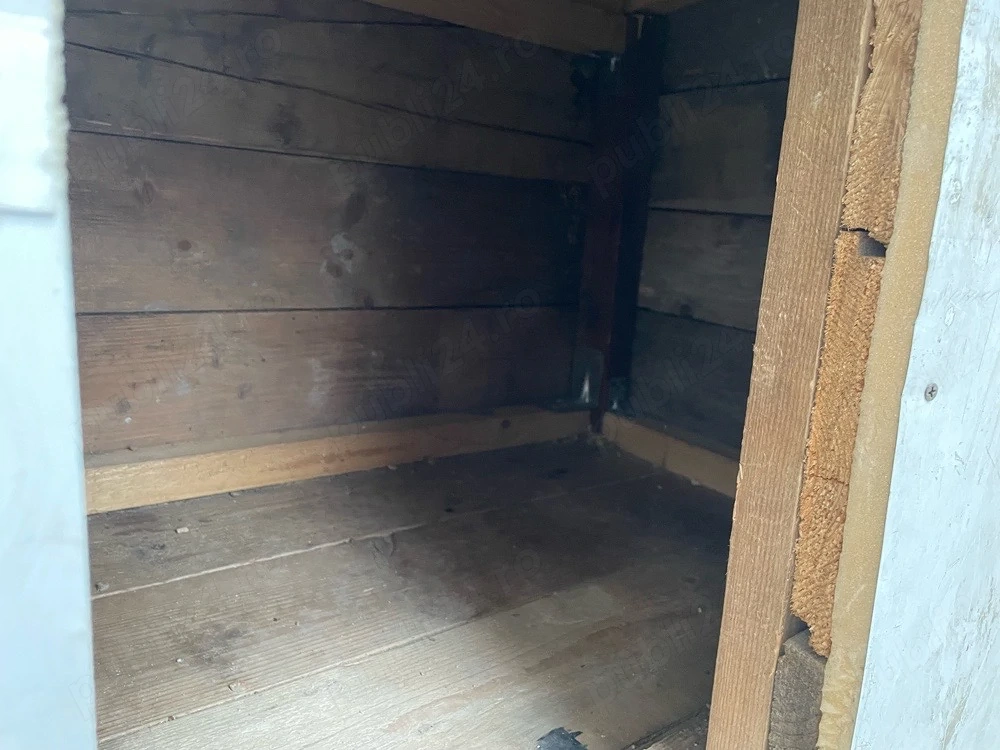 Cusca caine masiva 40x50 lemn+polistiren+tabla facuta manual