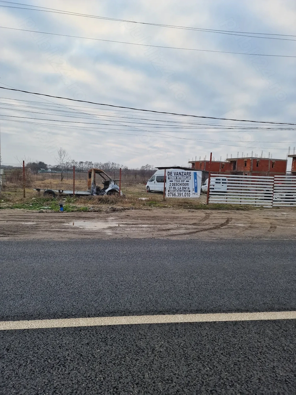  Crevedia la dn1a teren intravilan de inchiriat