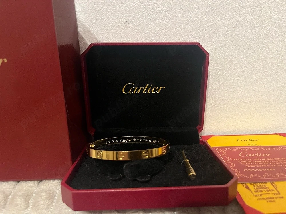 Brățară Cartier placata cu aur 18K