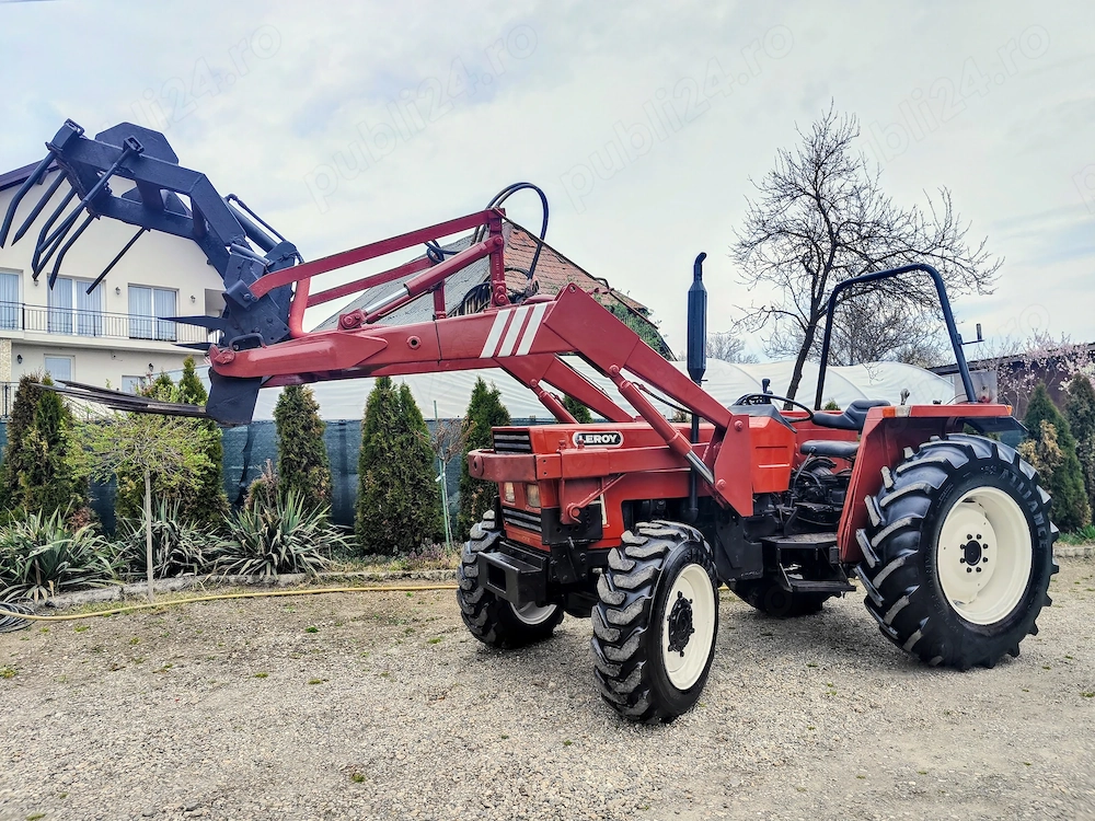 Tractor Fiat Agri dt încărcător frontal+cupa krokodil 