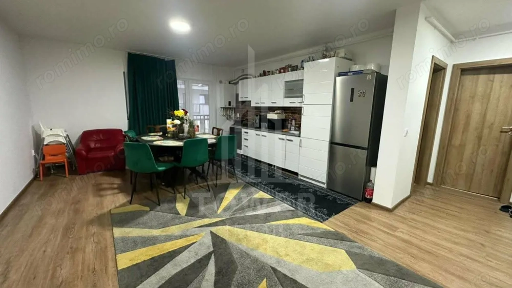 Apartament spațios 3 camere, 2 băi, 2 balcoane și loc de parcare – 67,10 mp