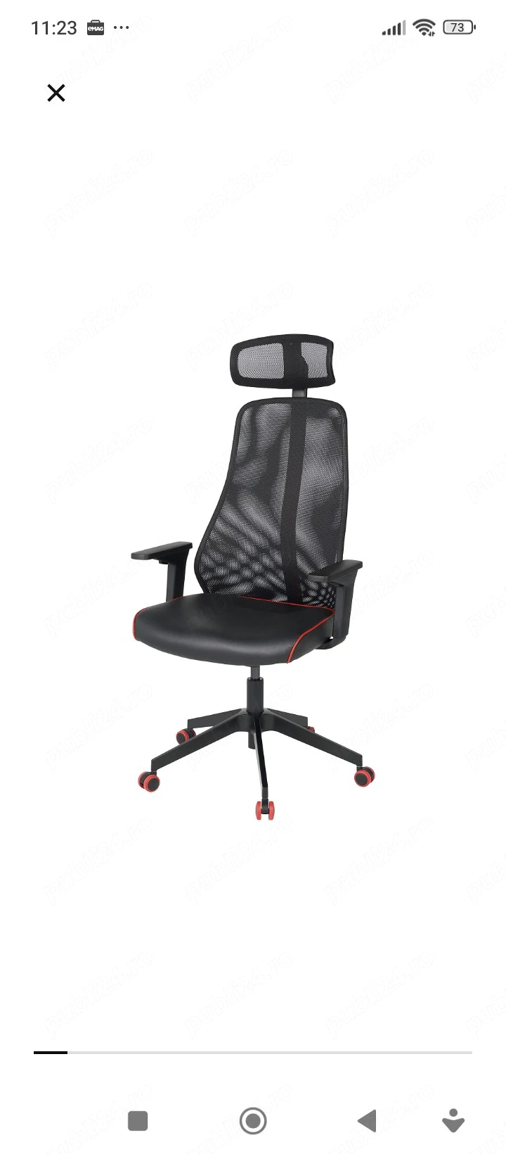 Vand scaun birou  gaming IKEA