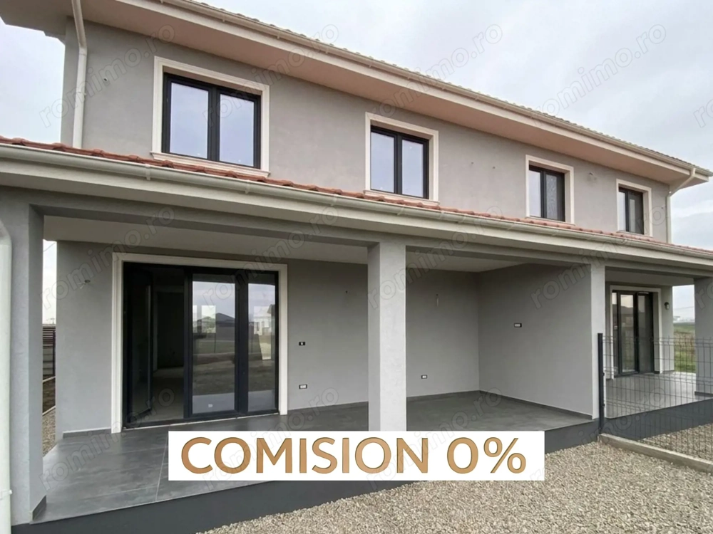COMISION 0%, Duplex 4 Camere, 108 mp, 335 Teren, La Intrare SACALAZ