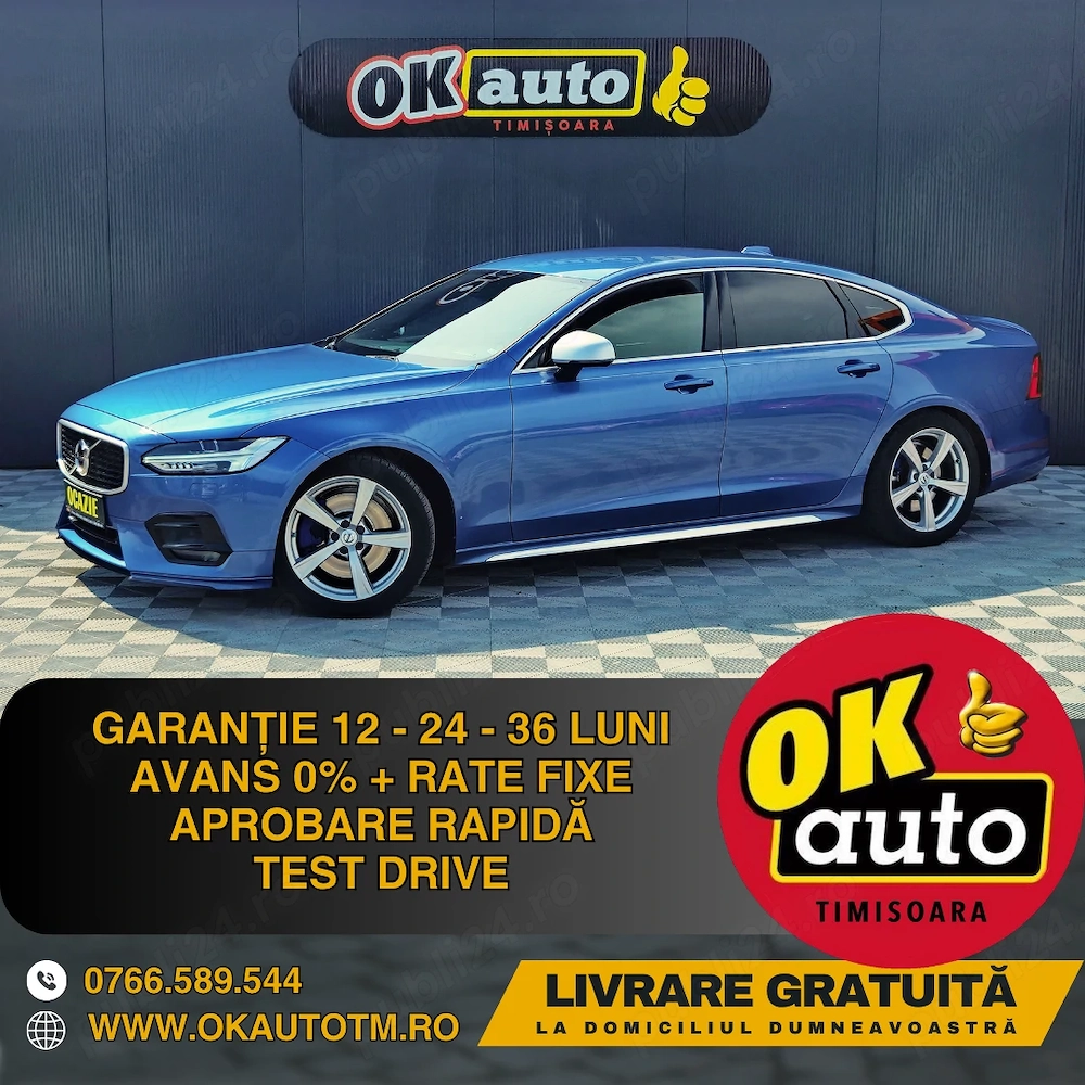 VOLVO S90 Rdesign 4X4 - 2019 - EURO 6 - 2.0 DIESEL - 235 C.P.