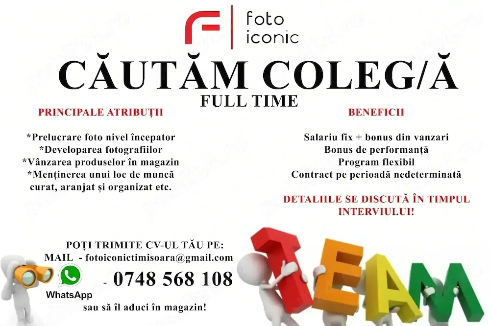 Magazin foto - Cautam coleg a