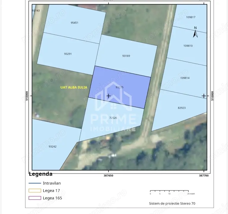TEREN INTRAVILAN 510 MP, ZONA VALEA POPII, ALBA IULIA