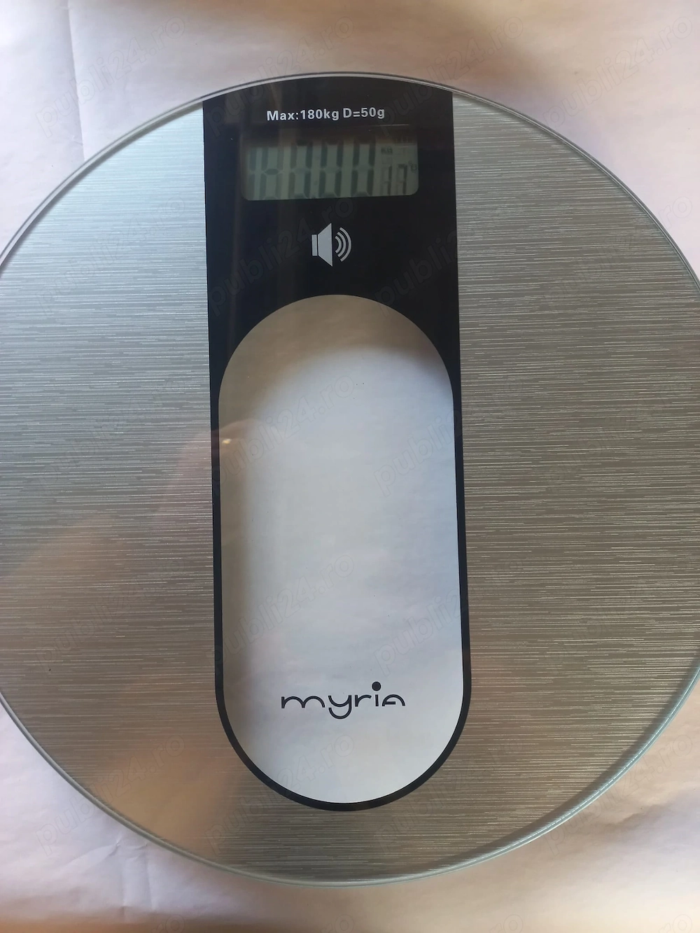 Cântar de persoane cu difuzor