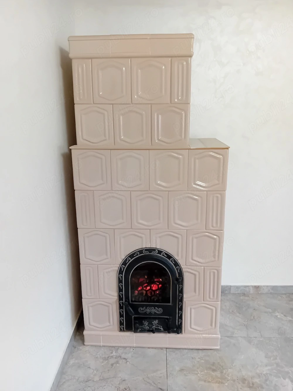 Soba de teracota si semineu