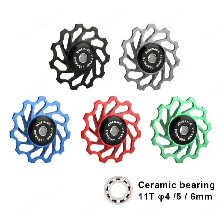 Rotita schimbator spate 11 T rulmenți ceramica bicicleta pinion foaie