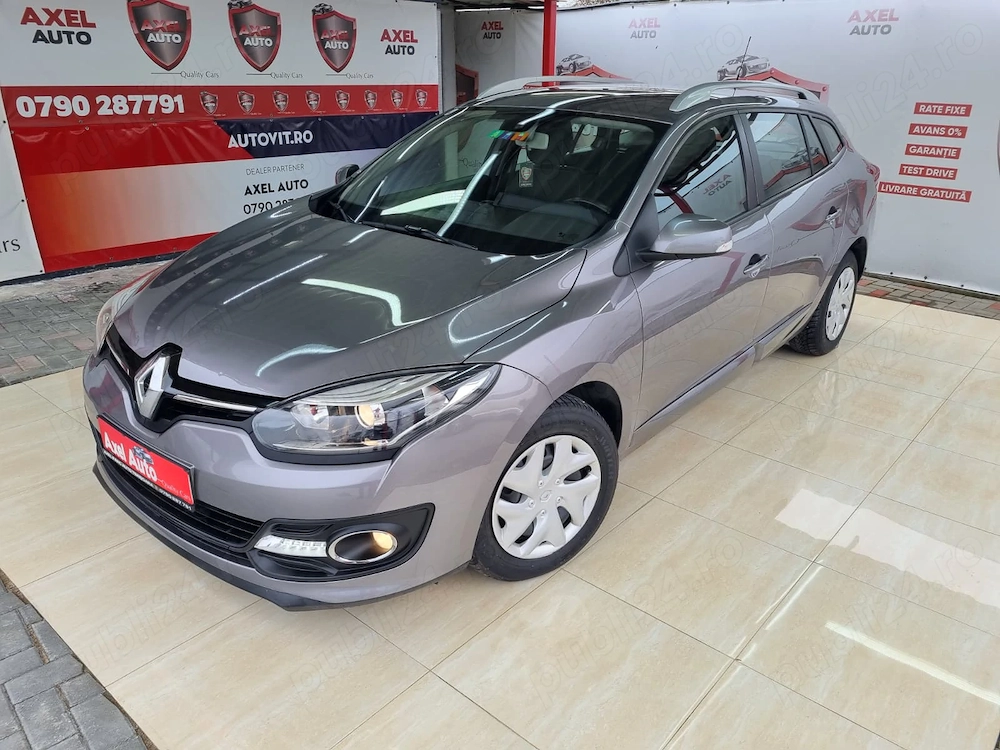 Renault megane 3, an 2014 05,motor 1.5diesel, 110cp, euro 5b, rate fixe, avans 0%, livrare gratuita