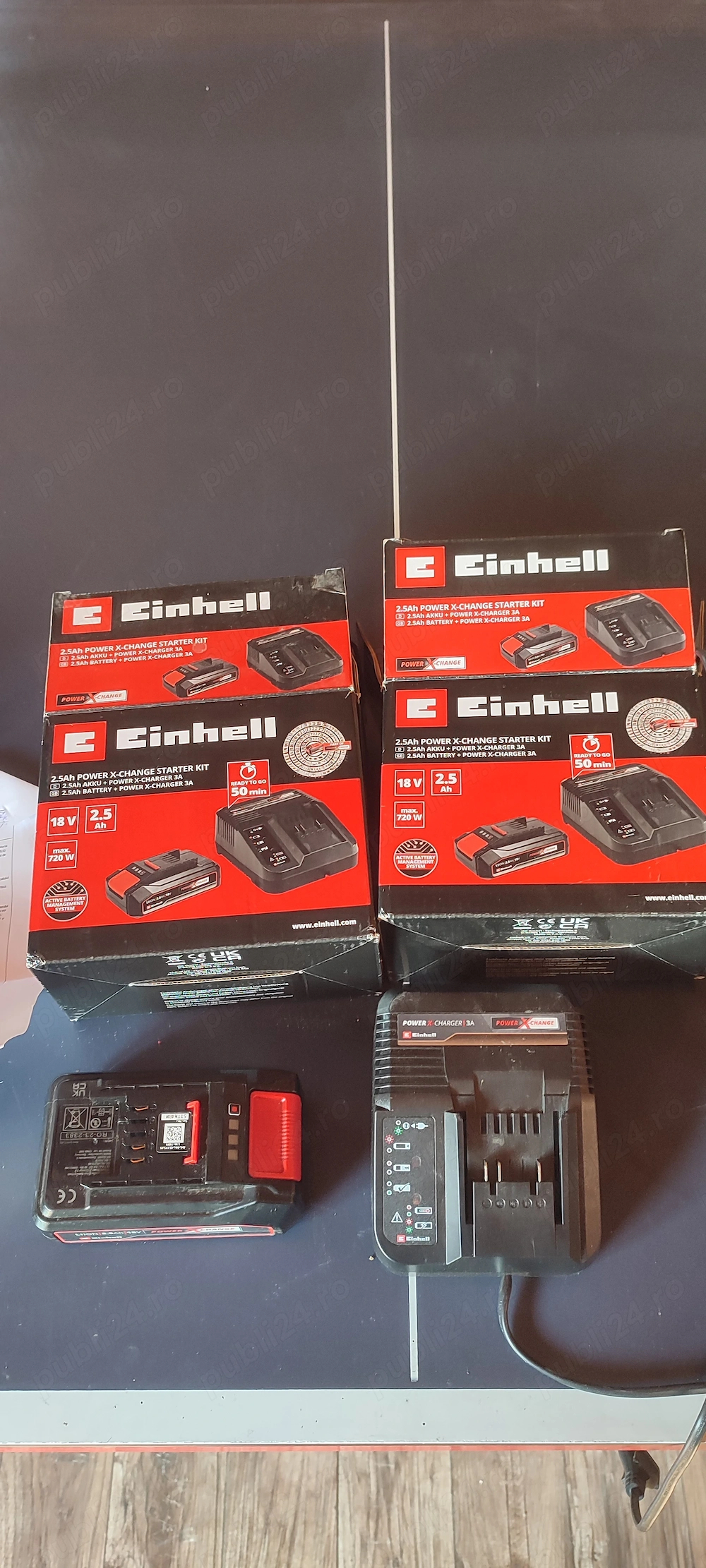 Kit încărcare și acumulator Einhell 